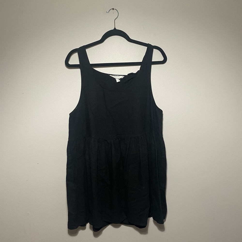 Black Babydoll Mini Dress
